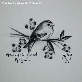 Holly Azzara - Birdy Charcoal